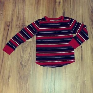 Stripe thermal tee